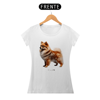 Nome do produto Camiseta Baby Long Pima Premium Cão da Pomerânia