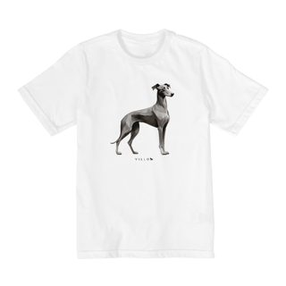 Nome do produto Camiseta Infantil Confort - De 2 a 8 anos Galgo Italiano