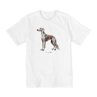 Nome do produto Camiseta Infantil Confort - De 10 a 14 anos Saluki pelo curto