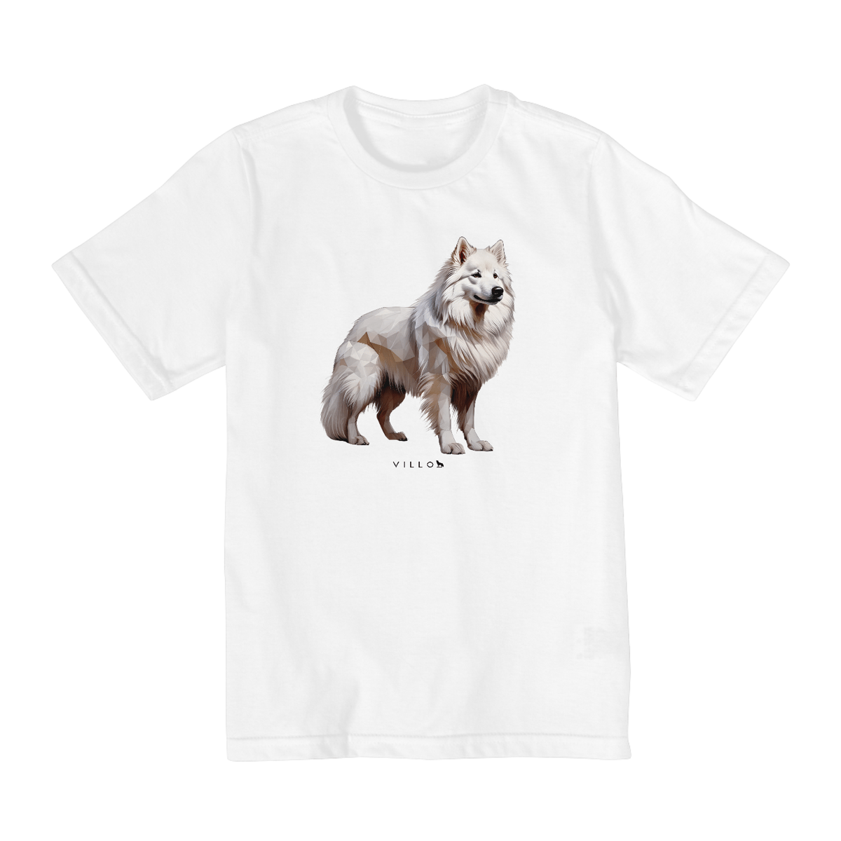 Nome do produto: Camiseta Infantil Confort - De 10 a 14 anos Samoieda