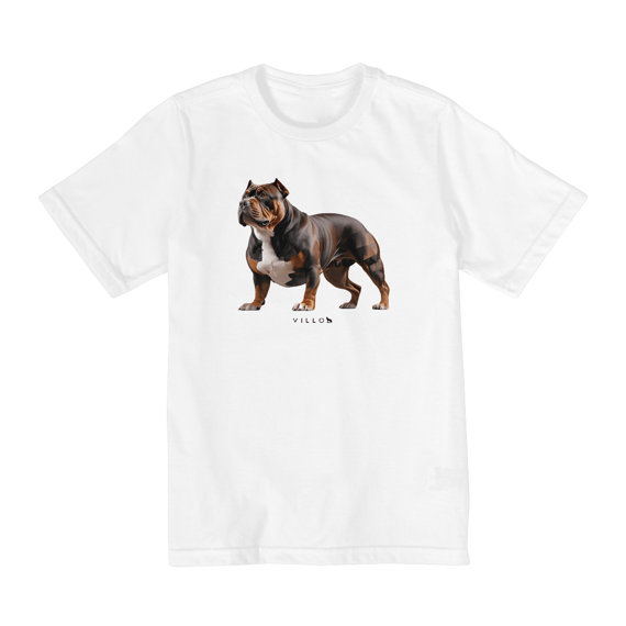 Camiseta Infantil Confort - De 10 a 14 anos American Bully