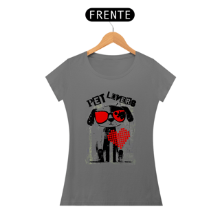 Nome do produto Camiseta Baby Long Estonada Pet Lovers