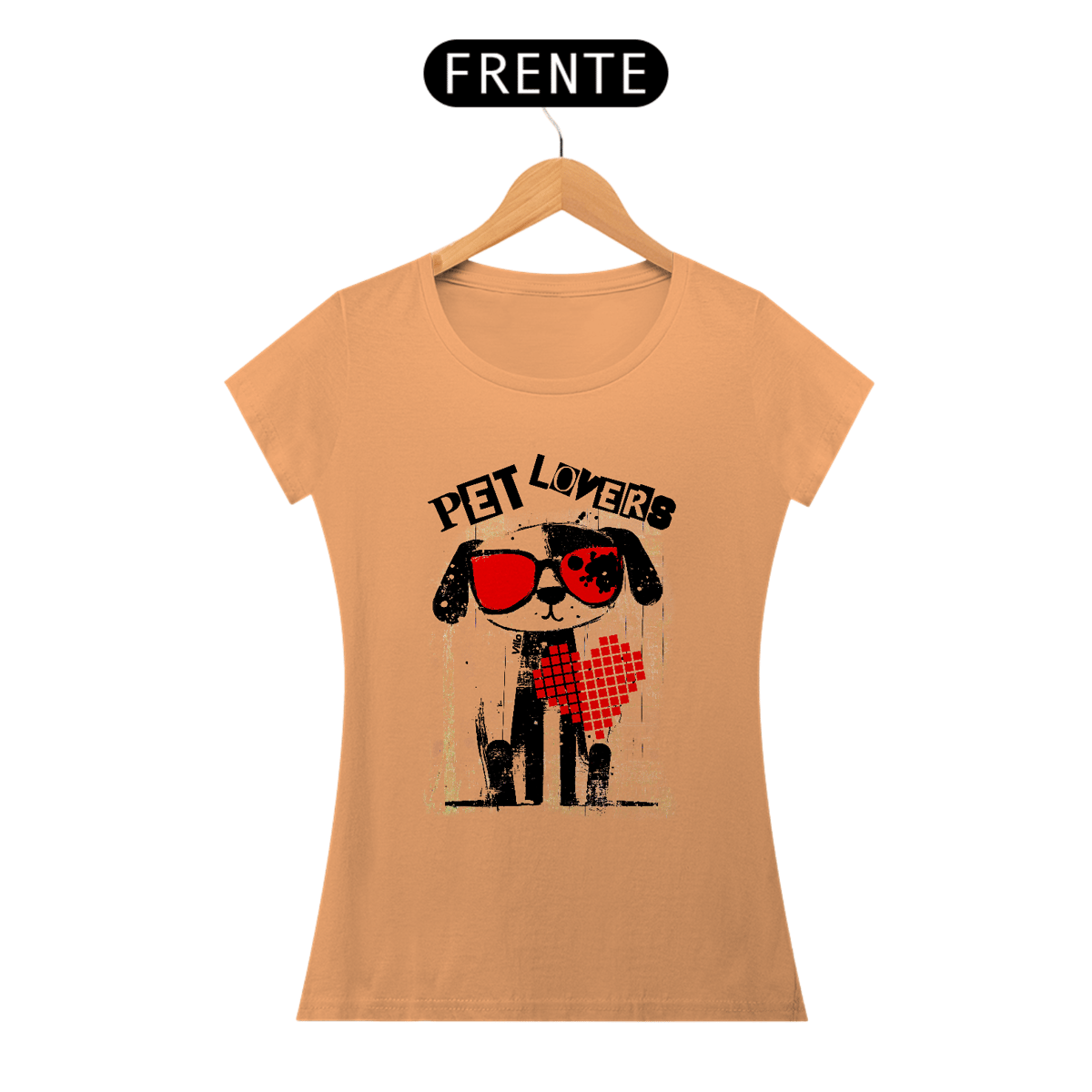 Nome do produto: Camiseta Baby Long Estonada Pet Lovers