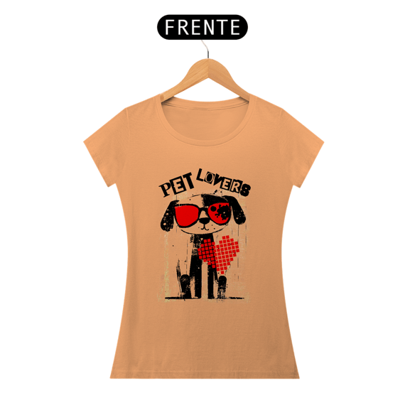 Camiseta Baby Long Estonada Pet Lovers