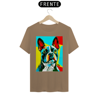 Nome do produto Camiseta Confort Bulldog Frânces Pop Art