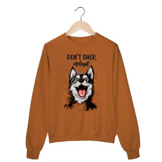 Nome do produto Moletom Liso Don´t shop Adopt