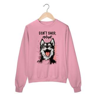 Nome do produto Moletom Liso Don´t shop Adopt
