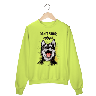 Nome do produto Moletom Liso Don´t shop Adopt