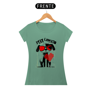 Nome do produto Camiseta Baby Long Estonada Pet Lovers