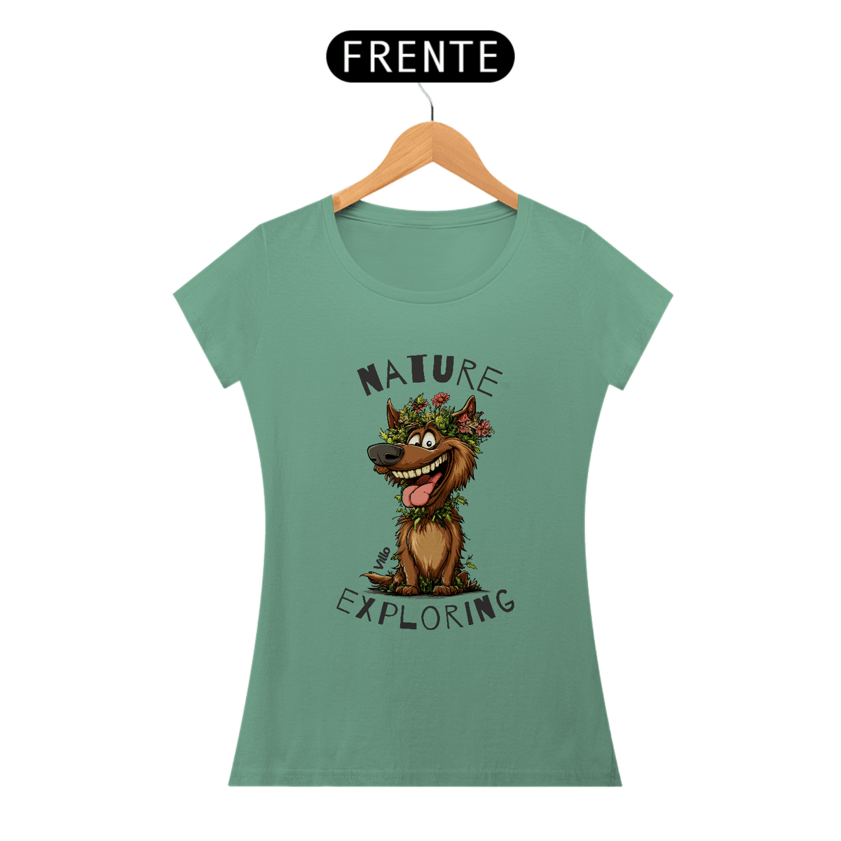 Nome do produto: Camiseta Baby Long Estonada Nature