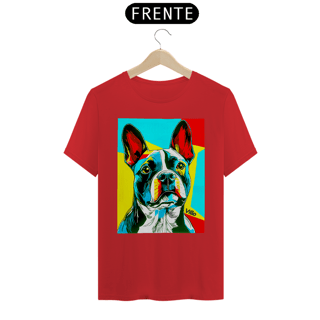 Nome do produto Camiseta Confort Bulldog Frânces Pop Art