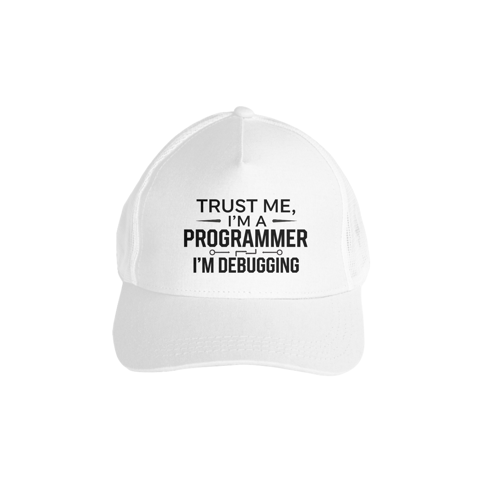 Trust Me, I’m Debugging – Boné Americano Dev Estampa Geek