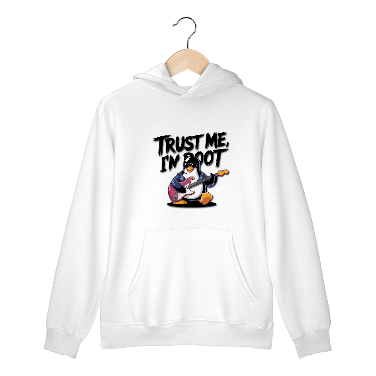 Moletom Canguru Trust Me, I’m Root – Estampa Geek Tux