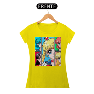 Camiseta baby look Sailor Moon Grupo - BLSMG17 