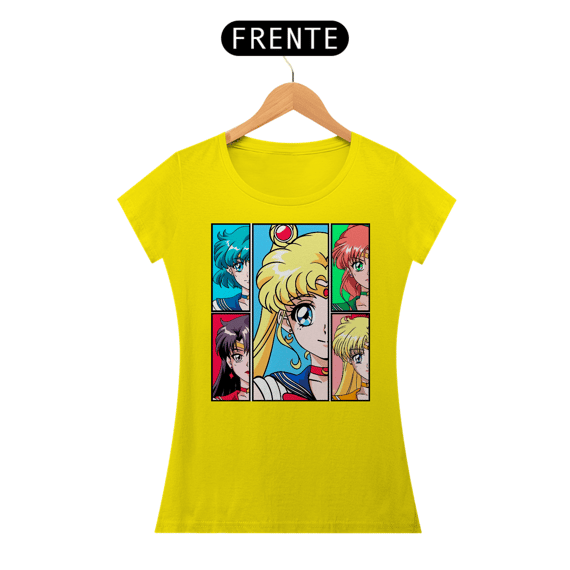 Camiseta baby look Sailor Moon Grupo - BLSMG17 