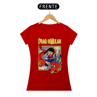 Nome do produto Camiseta baby look  Dragon Mulan BLDM11