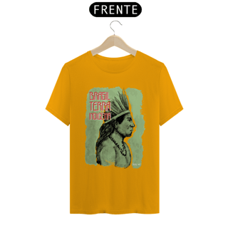 Nome do produto Camiseta - Pena Verde (Brasil Terra Indígena)