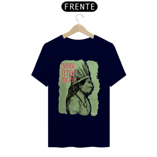 Nome do produto Camiseta - Pena Verde (Brasil Terra Indígena)