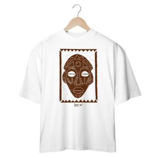 Nome do produto Camiseta Oversized - Máscara Africana