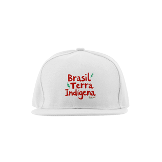 Nome do produto Boné Aba Reta - Brasil Terra Indígena