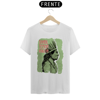 Nome do produto Camiseta PRIME - Pena Verde (Brasil Terra Indígena)
