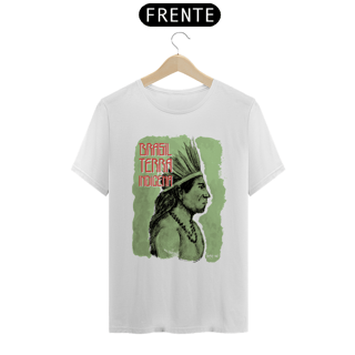 Nome do produto Camiseta - Pena Verde (Brasil Terra Indígena)