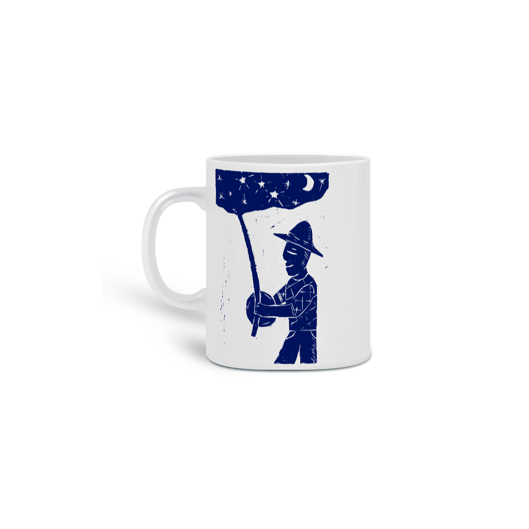 Nome do produto: Caneca - No céu tem três estrelas