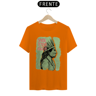 Nome do produto Camiseta - Pena Verde (Brasil Terra Indígena)