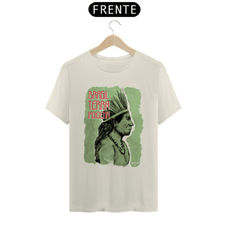 Nome do produto Camiseta PRIME - Pena Verde (Brasil Terra Indígena)
