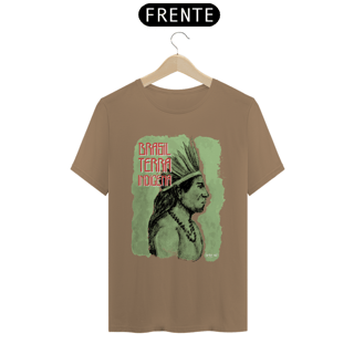 Nome do produto Camiseta PRIME - Pena Verde (Brasil Terra Indígena)