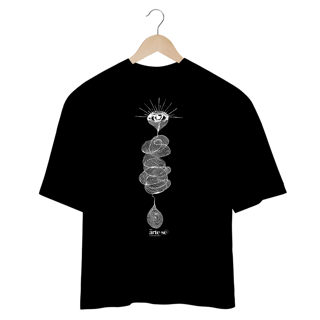 Nome do produto Camiseta Oversized - Pensamento Assíncrono