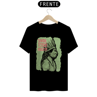 Nome do produto Camiseta - Pena Verde (Brasil Terra Indígena)