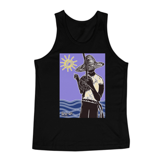 Nome do produto Camiseta Regata - Foi Na Beira Do Mar