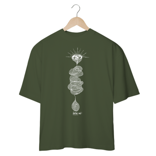Nome do produto Camiseta Oversized - Pensamento Assíncrono