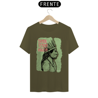 Nome do produto Camiseta PRIME - Pena Verde (Brasil Terra Indígena)