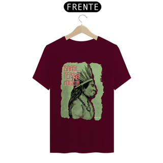 Nome do produto Camiseta - Pena Verde (Brasil Terra Indígena)
