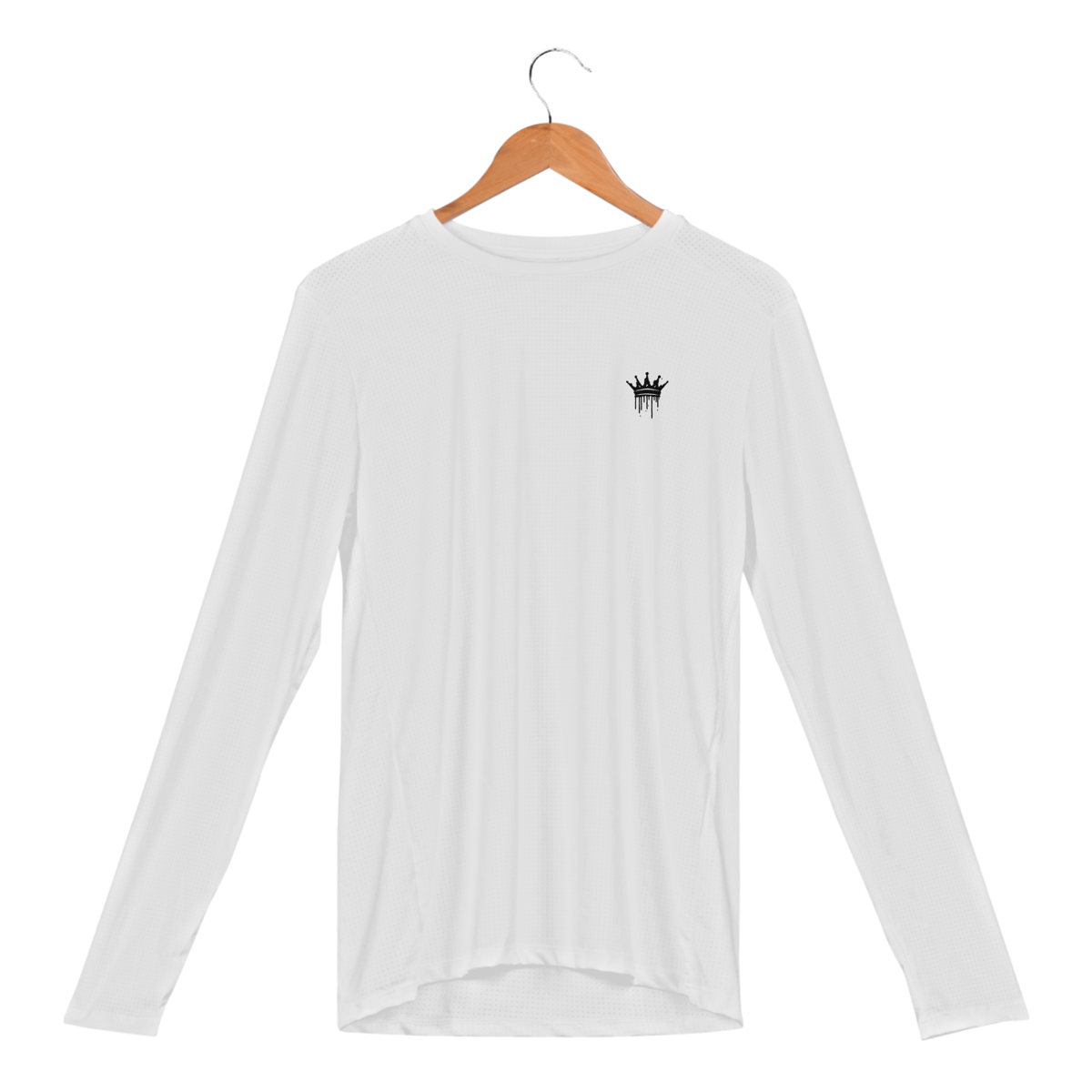 Nome do produto: Camisa Manga Longa Hollow DryFit UV Branca