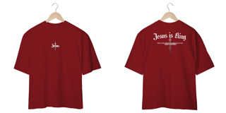 Nome do produto Oversized Jesus is King EN - US
