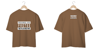 Nome do produto Presença dos pretos OVERSIZE 