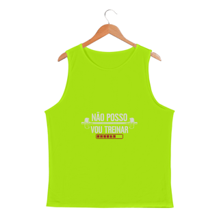 Nome do produto Regata Masc Dry UV - Não posso, vou treinar.