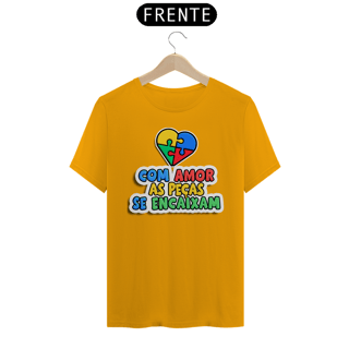 Nome do produto Camiseta Unissex Com Amor As Peças Se Encaixam