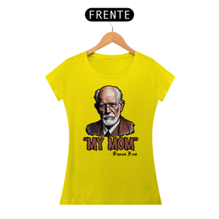 Nome do produto Camiseta Baby Long My Mom Sigmund Freud