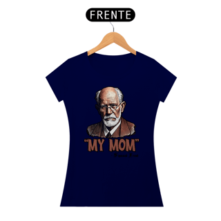 Nome do produto Camiseta Baby Long My Mom Sigmund Freud