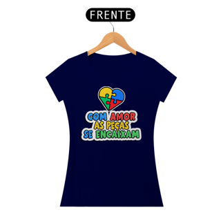 Nome do produto Camiseta Baby Long Com Amor As Peças Se Encaixam