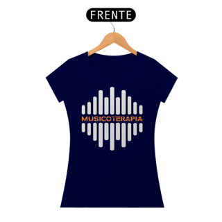 Nome do produto Camiseta Baby Long Musicoterapia - Versão Estampa Branca