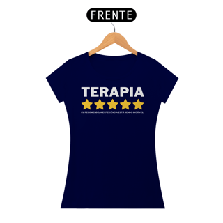 Nome do produto Camiseta Baby Long - Terapia - Eu Recomendo