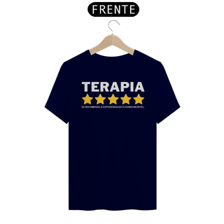 Nome do produto Camiseta Unissex - Terapia - Eu Recomendo