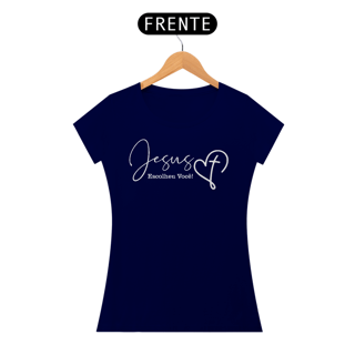 Nome do produto Camiseta Baby Long - Jesus Escolheu Você