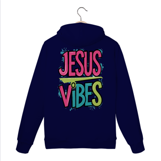 Nome do produto Moletom Canguru - Jesus Vibes
