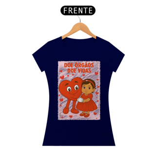 Nome do produto Camiseta Baby Long - Doe Órgãos - Doe Vidas
